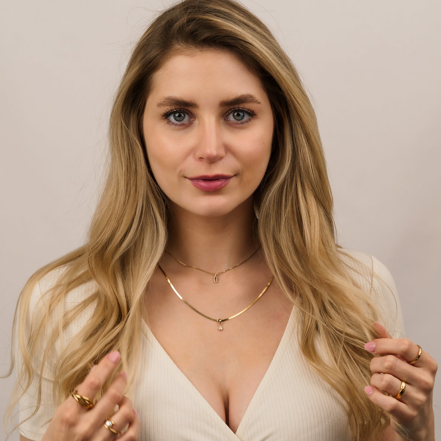 Jade Halskette