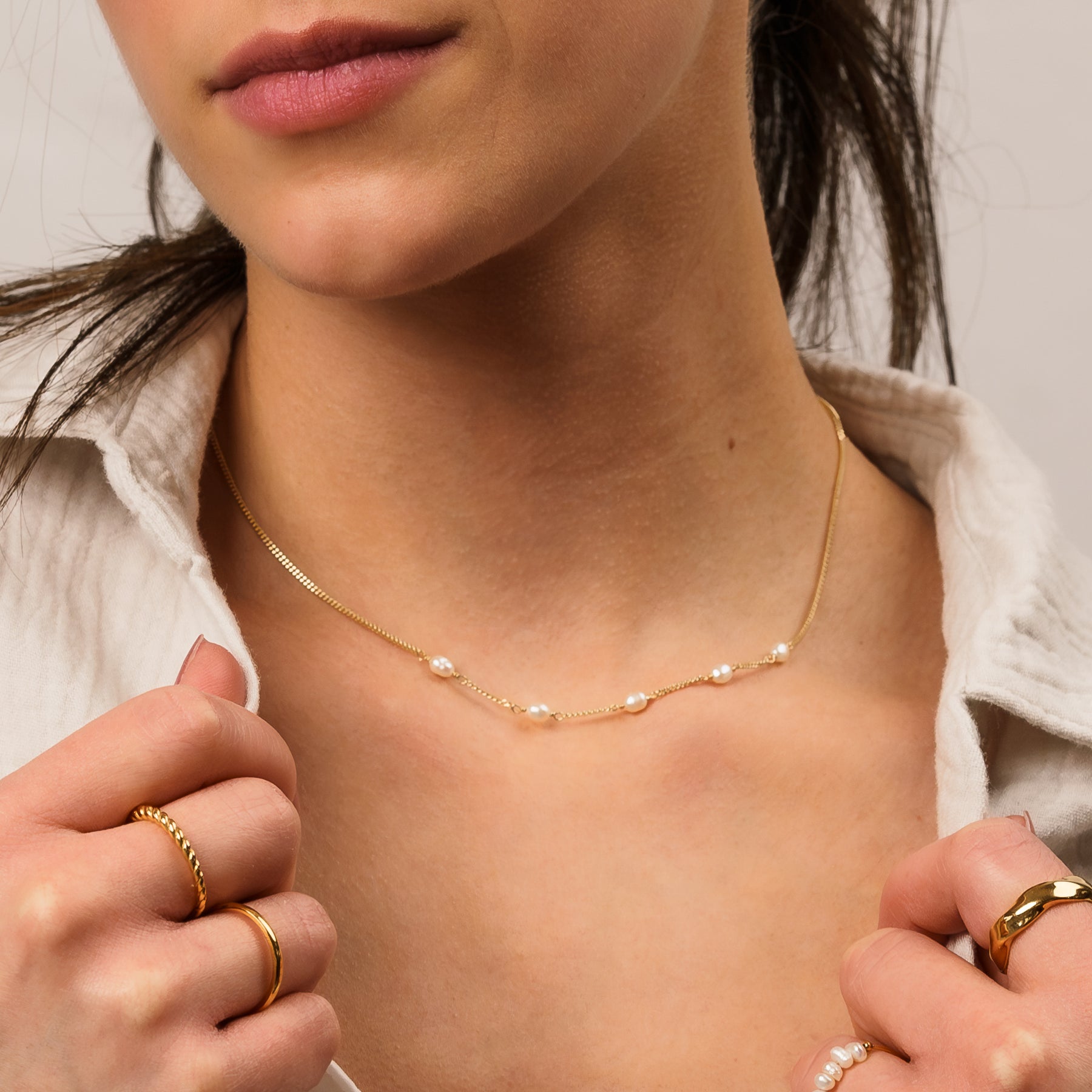 Brianna Pearl Necklace