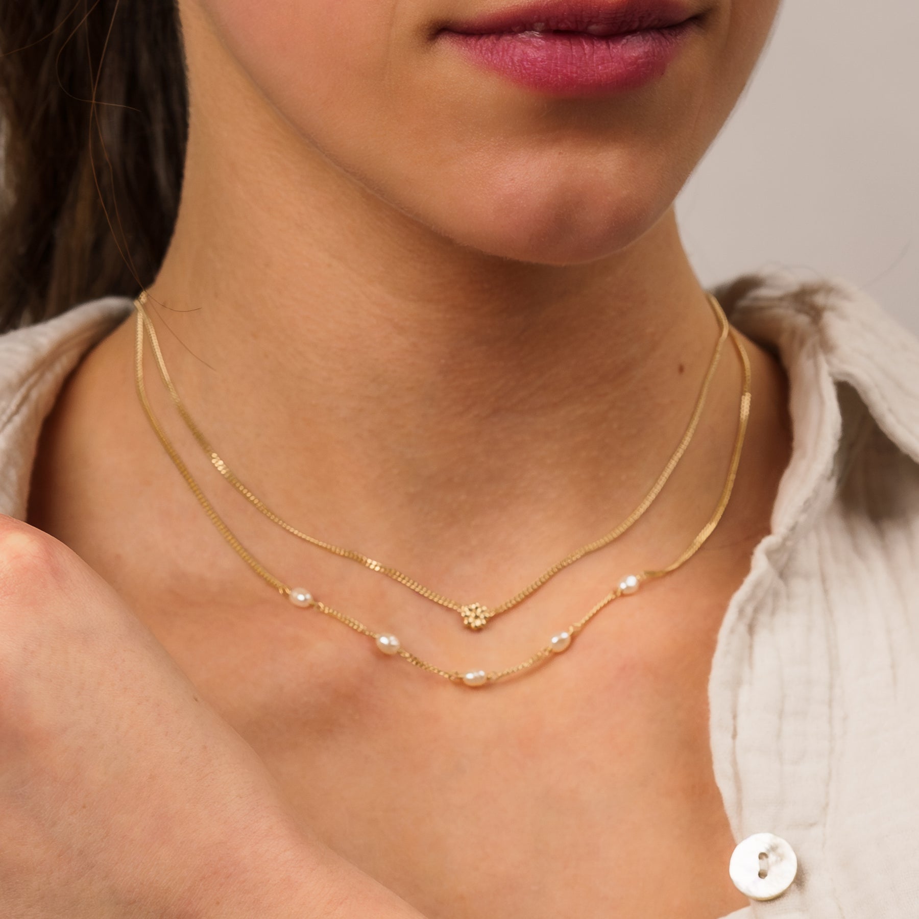 Brianna Pearl Necklace