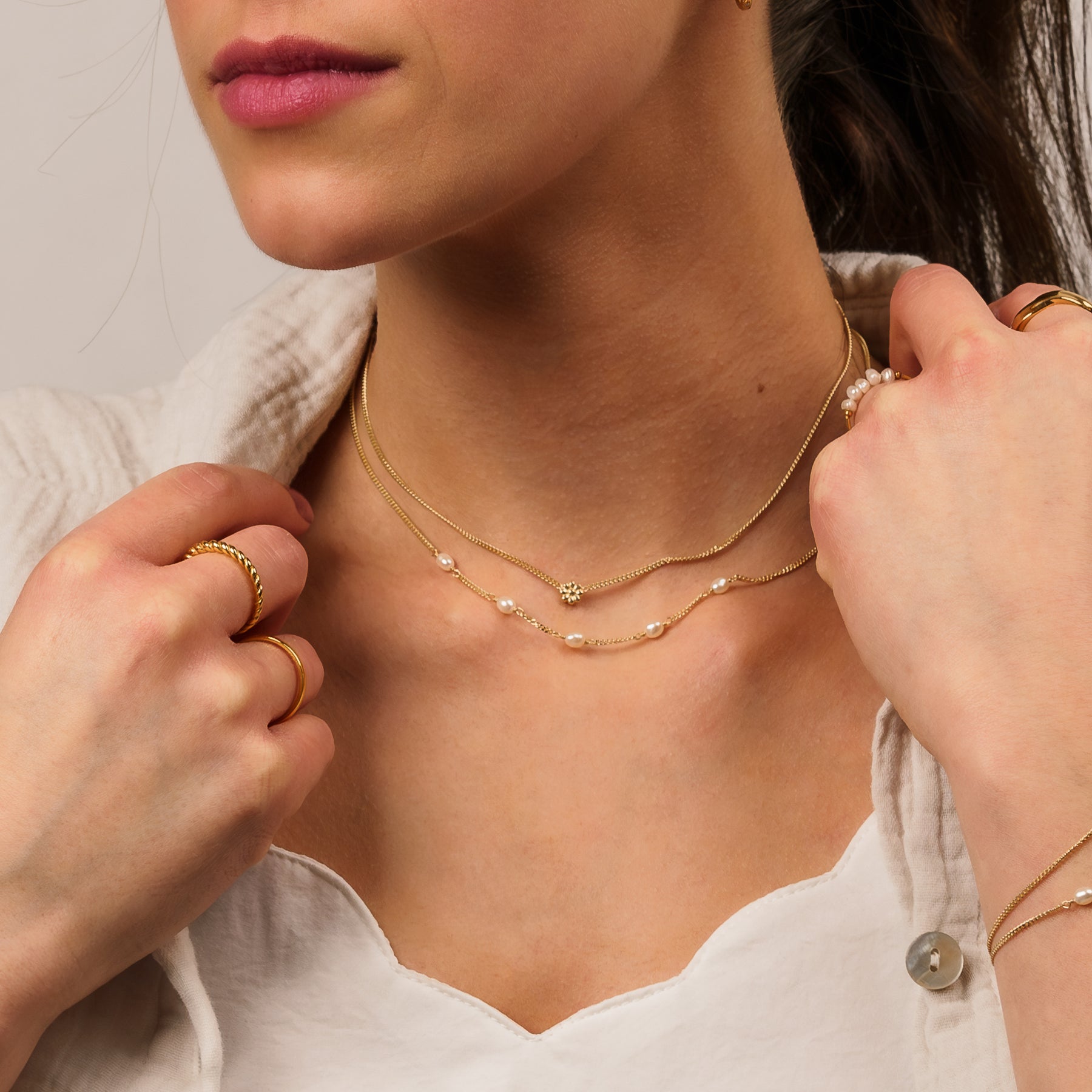Brianna Pearl Necklace
