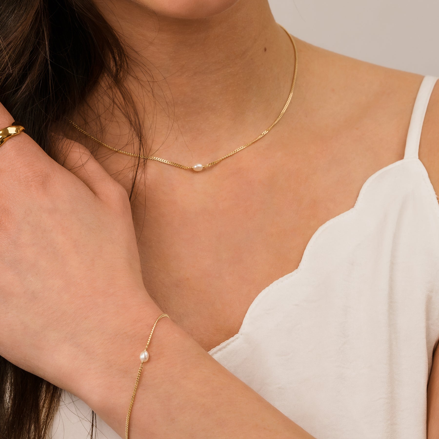 Hazel Pearl Bracelet