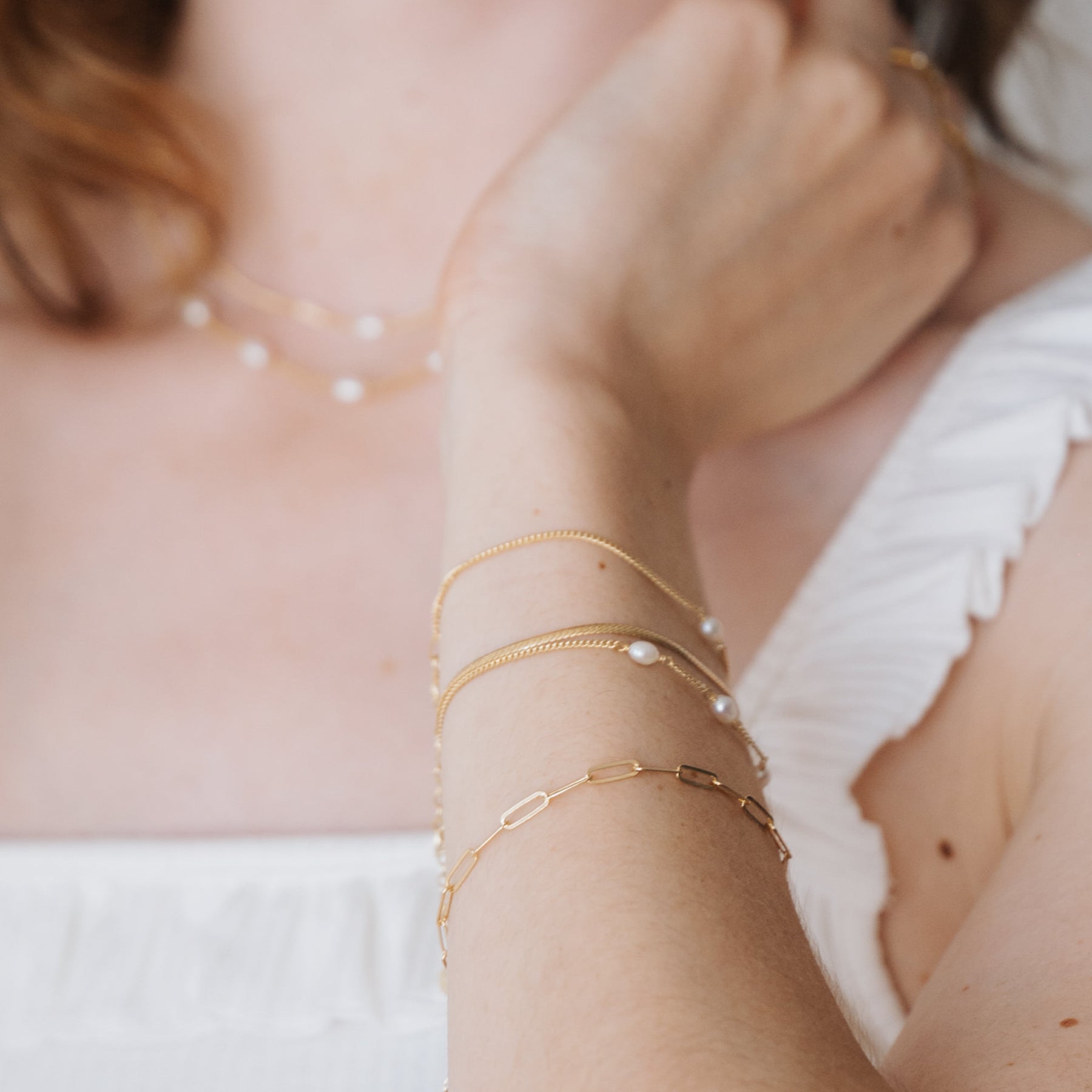 Brianna Pearl Bracelet