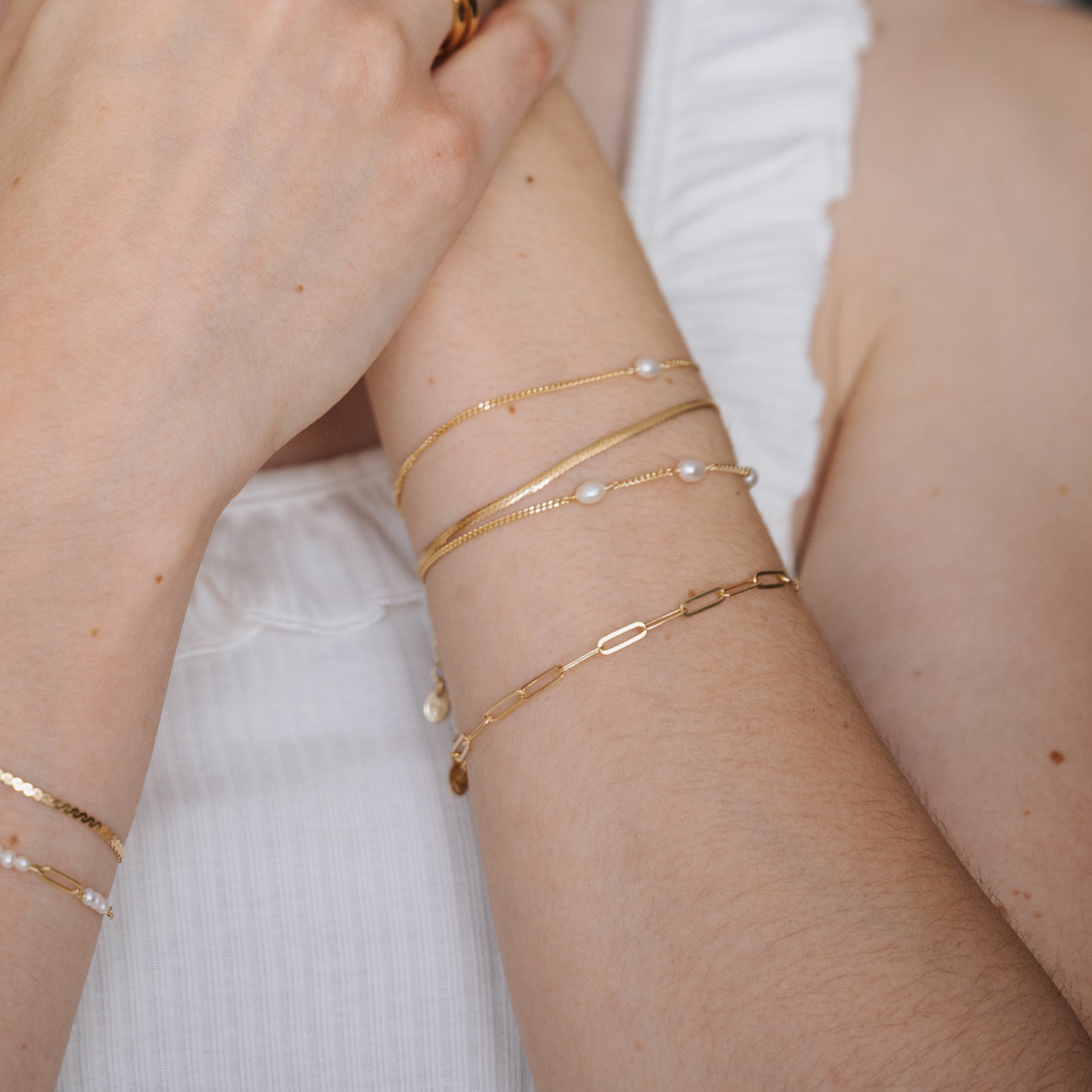 Hazel Pearl Bracelet