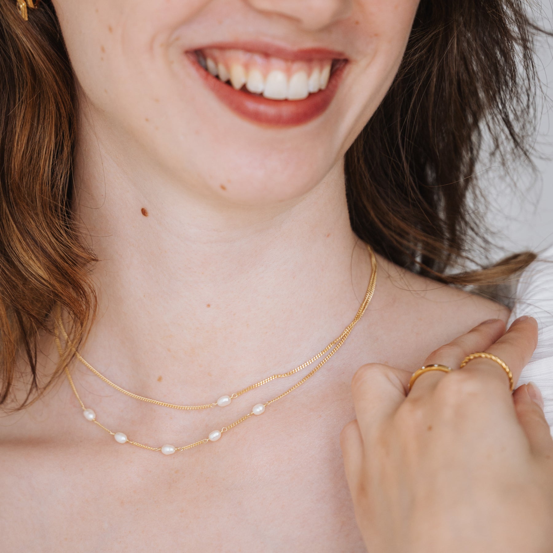 Brianna Pearl Necklace