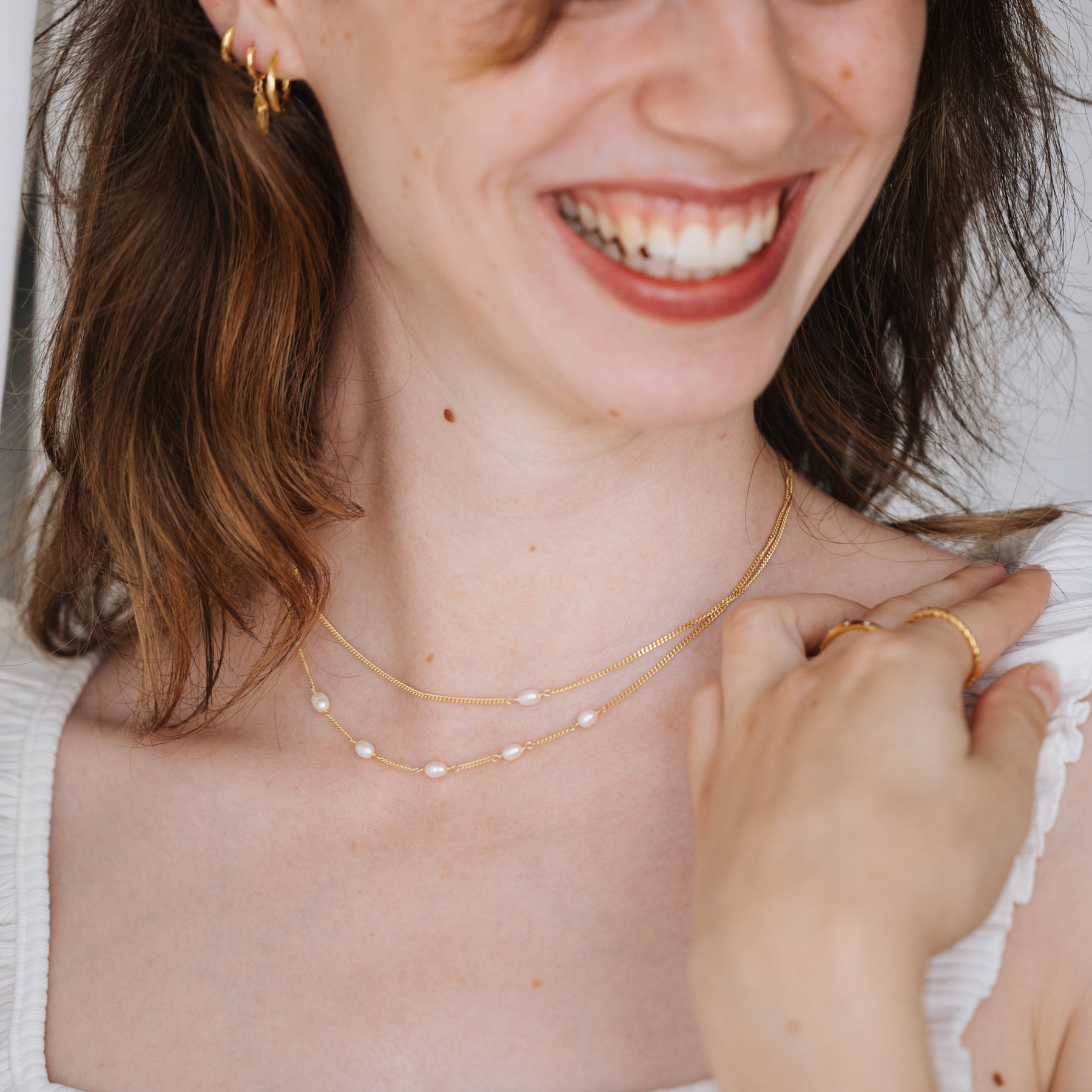 Brianna Pearl Necklace