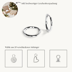 Ohrring Everyday Hoop + Charm Bundle