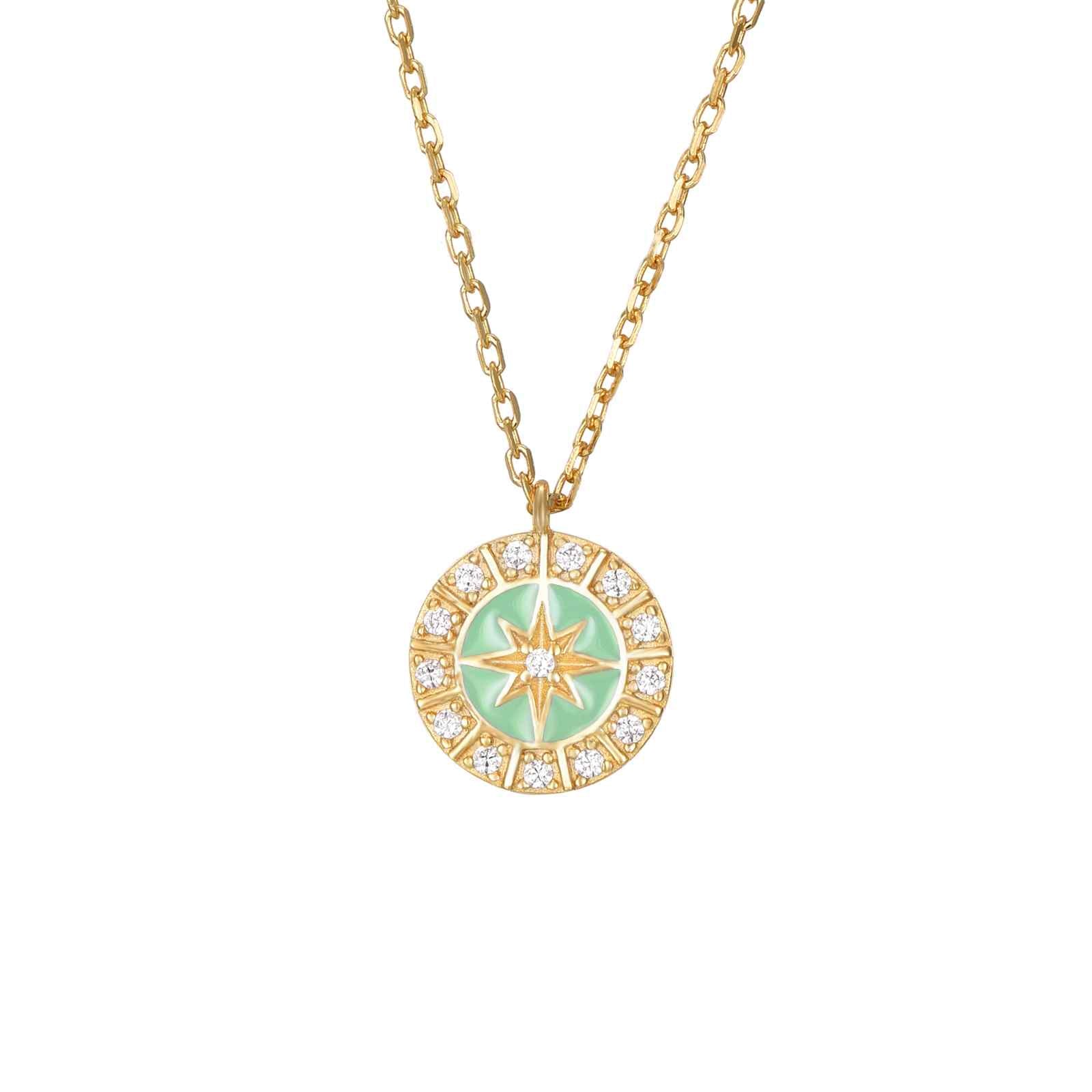 Cloe Necklace Mint Green