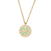 Cloe Necklace Mint Green