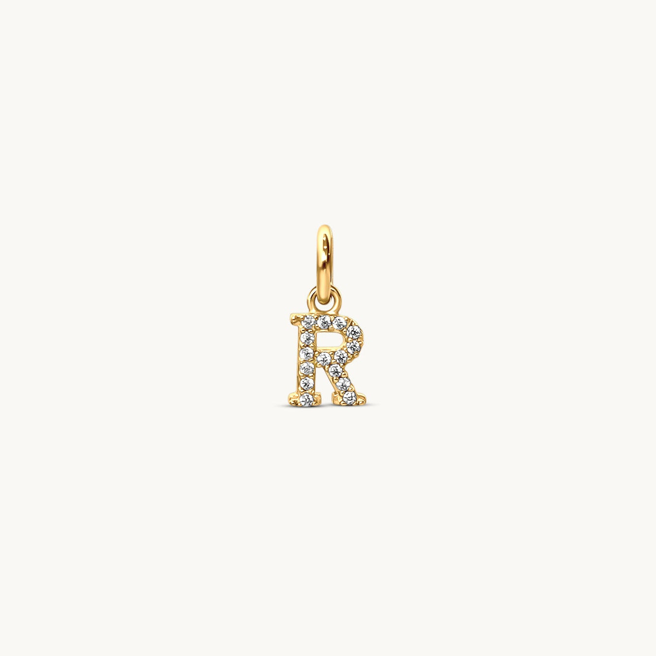 R - Sparkle Letter Charm