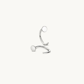 Huggie Disc Stud