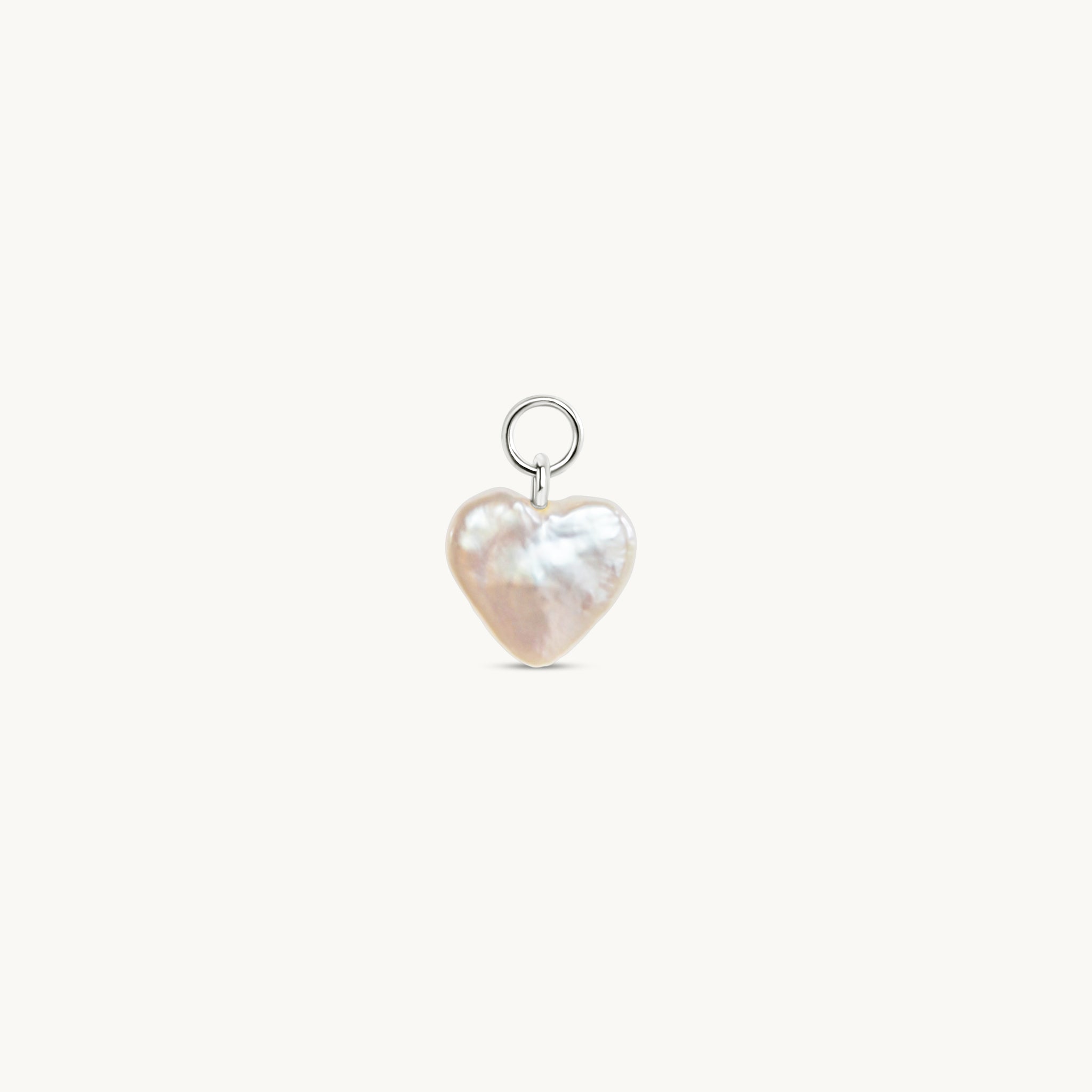 Pearl Heart Charm