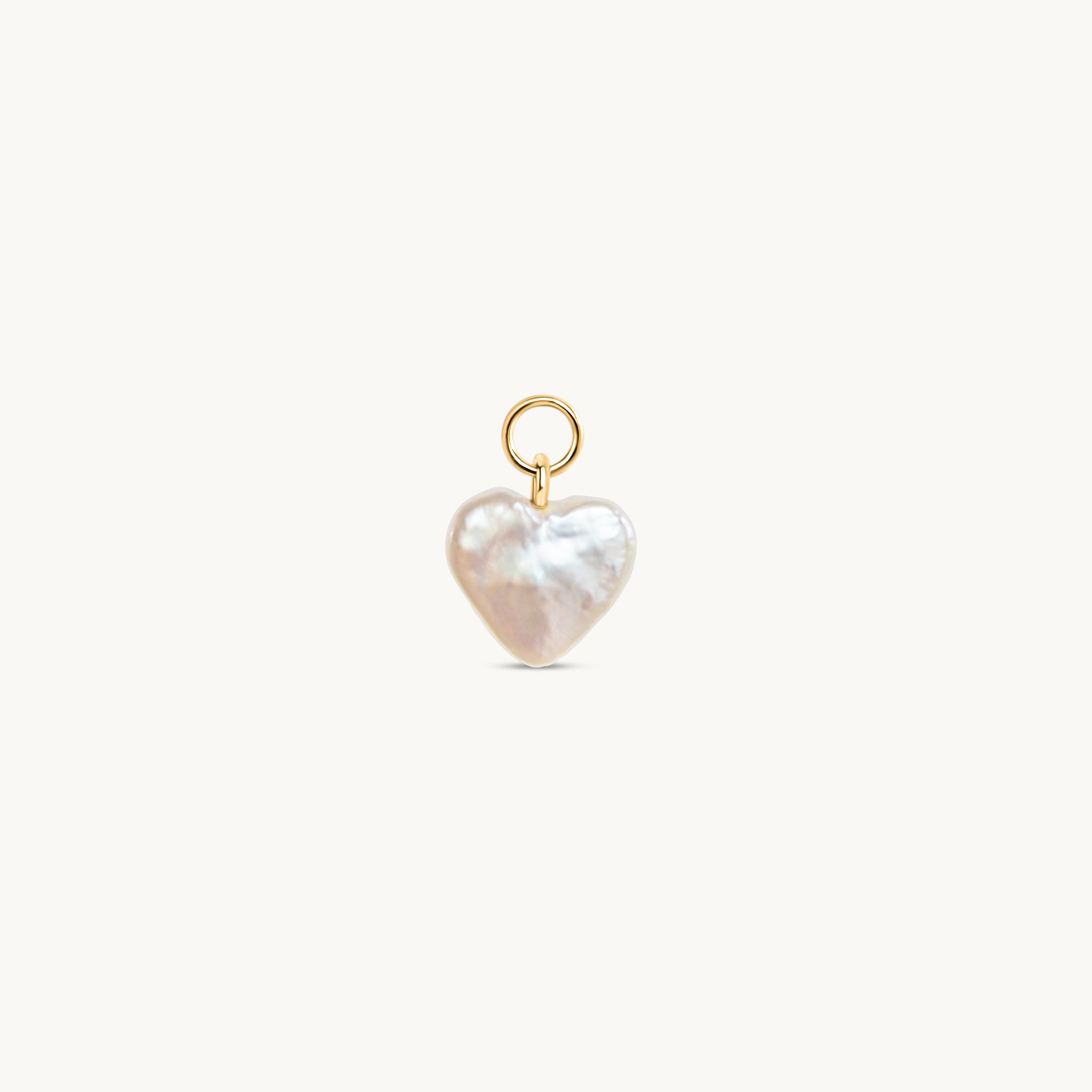 Pearl Heart Charm