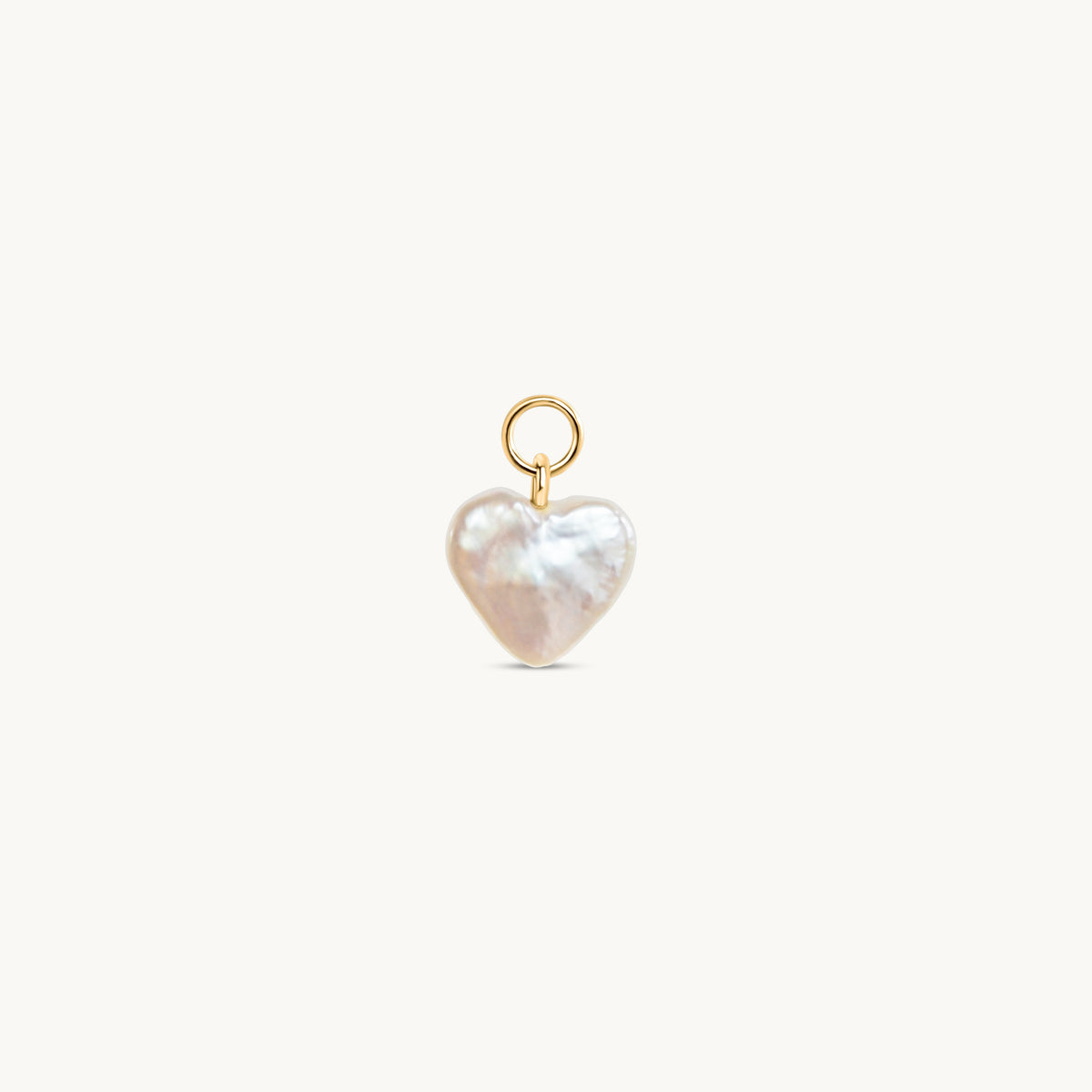 Pearl Heart Charm