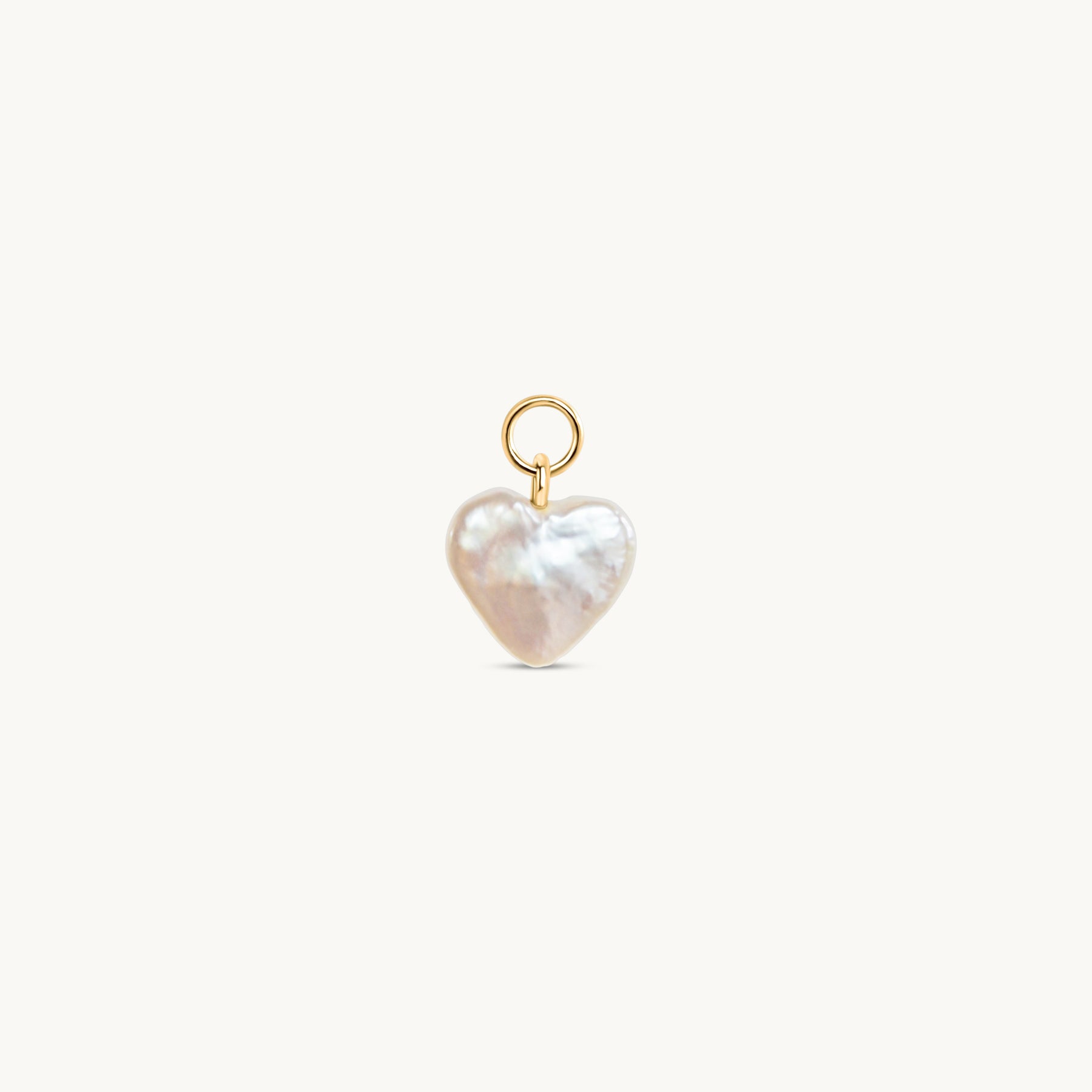 Pearl Heart Charm