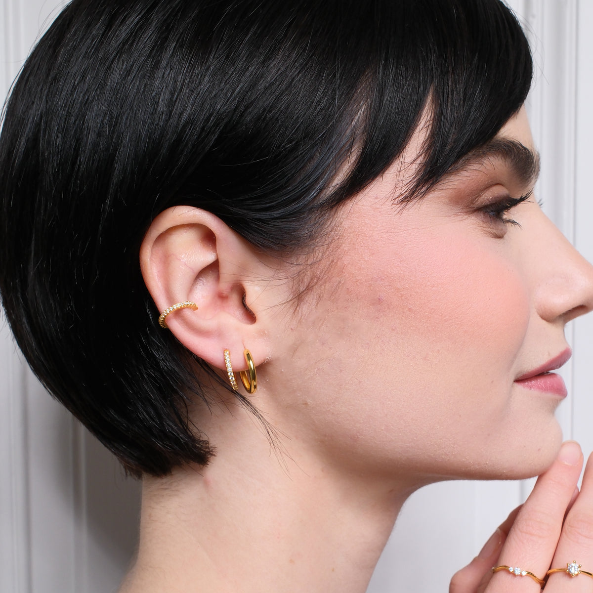 Small CZ Ear Cuff