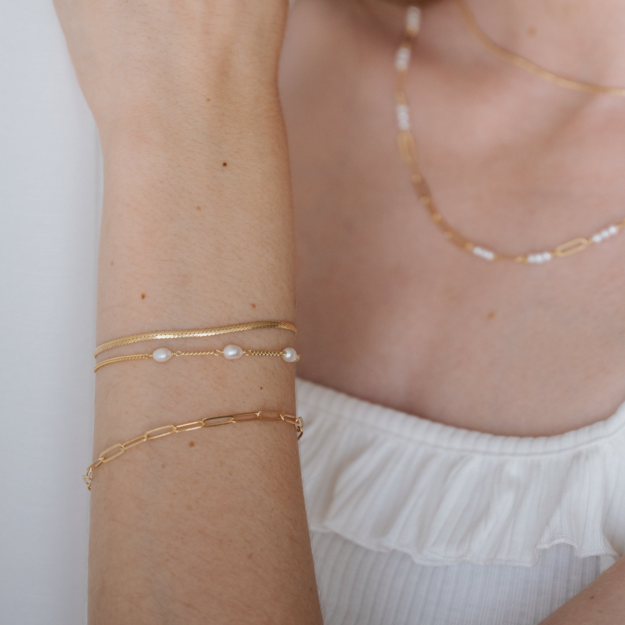 Brianna Pearl Bracelet