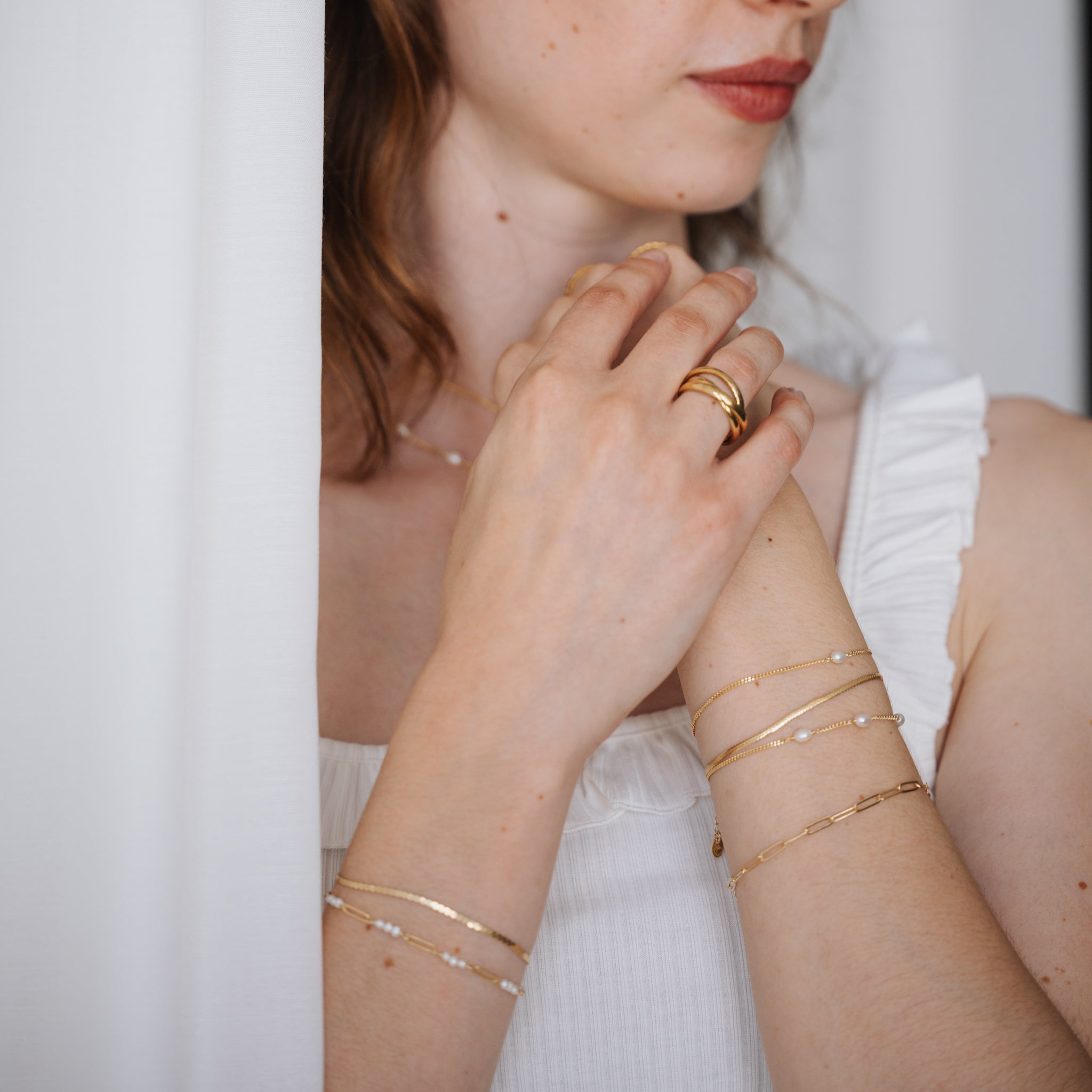 Hazel Pearl Bracelet