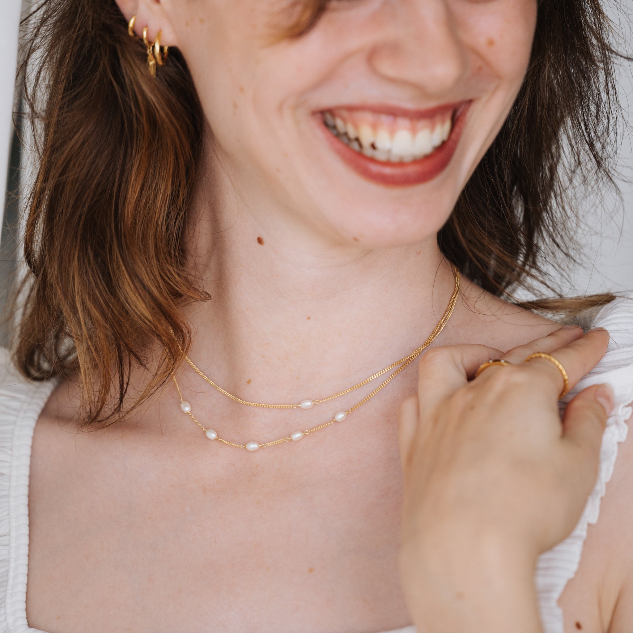 Brianna Pearl Necklace