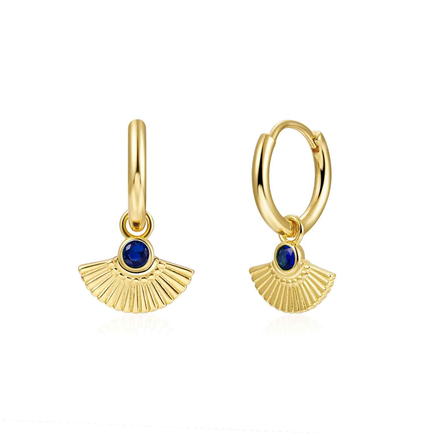 Cara Hoop Blau