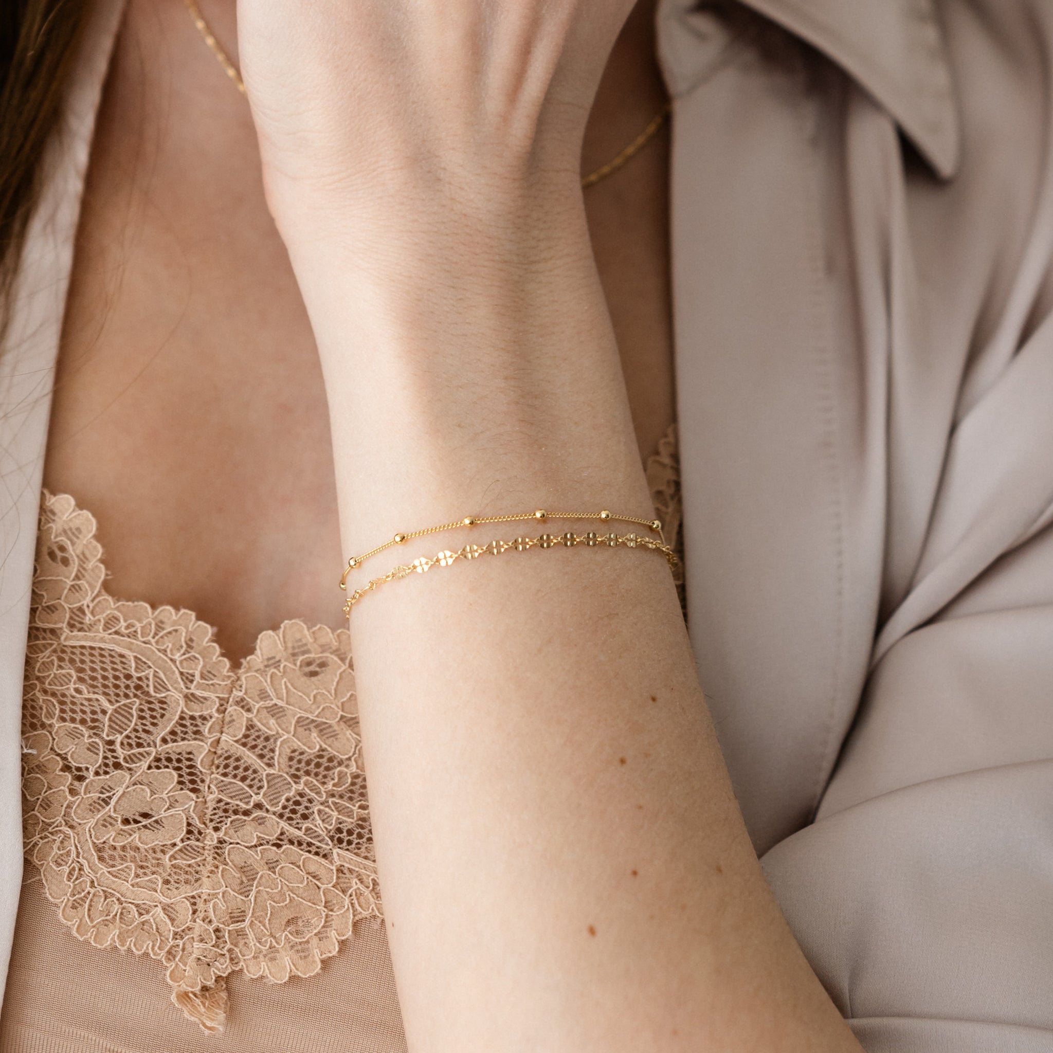 Armband mit Mini Kugeln
