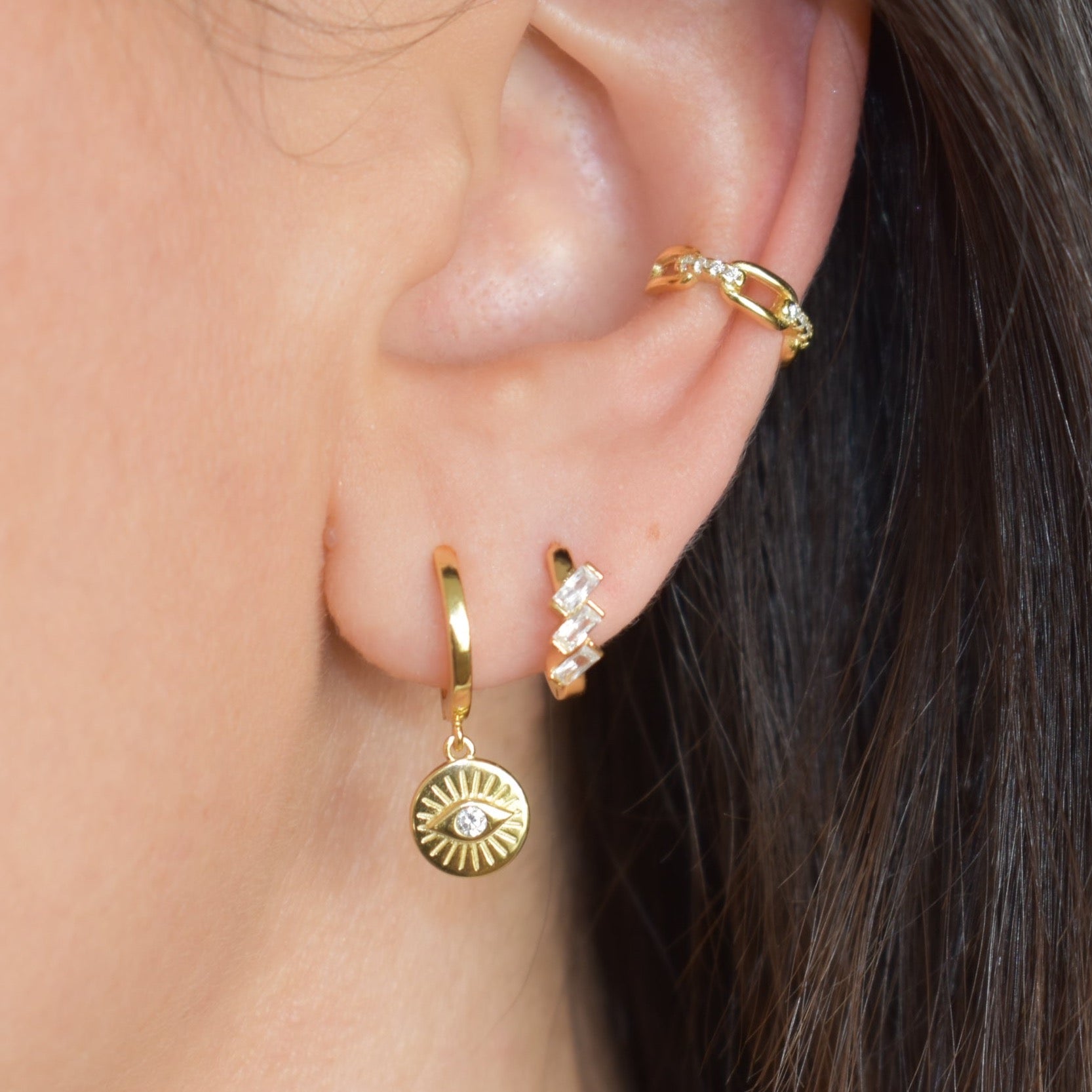 Golden Eye Hoop