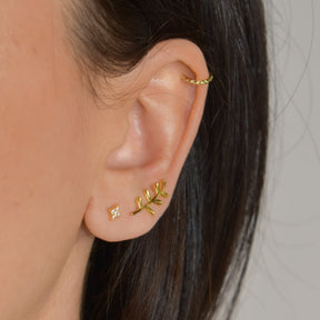 Golden Leaf Ear Climber