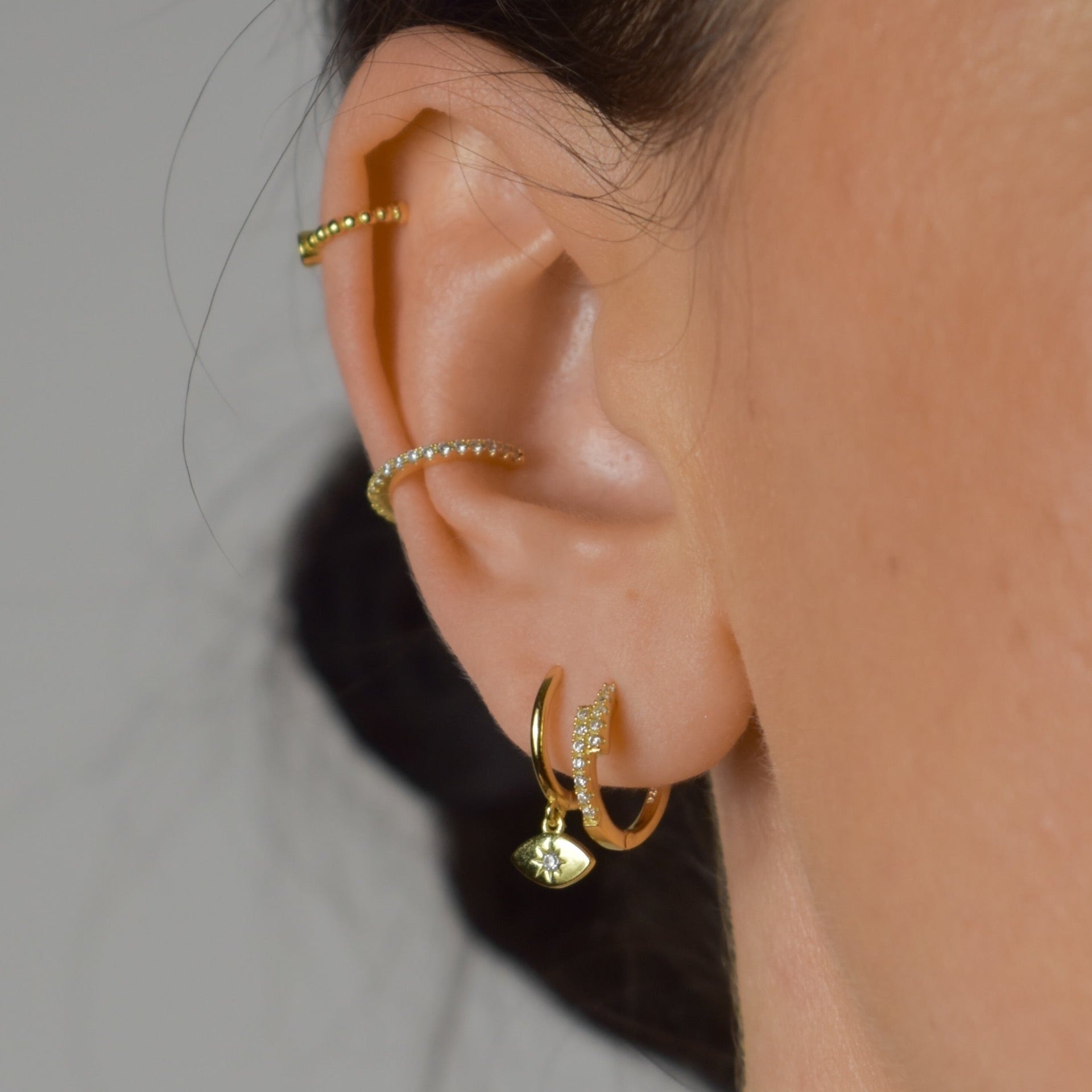 Small CZ Ear Cuff
