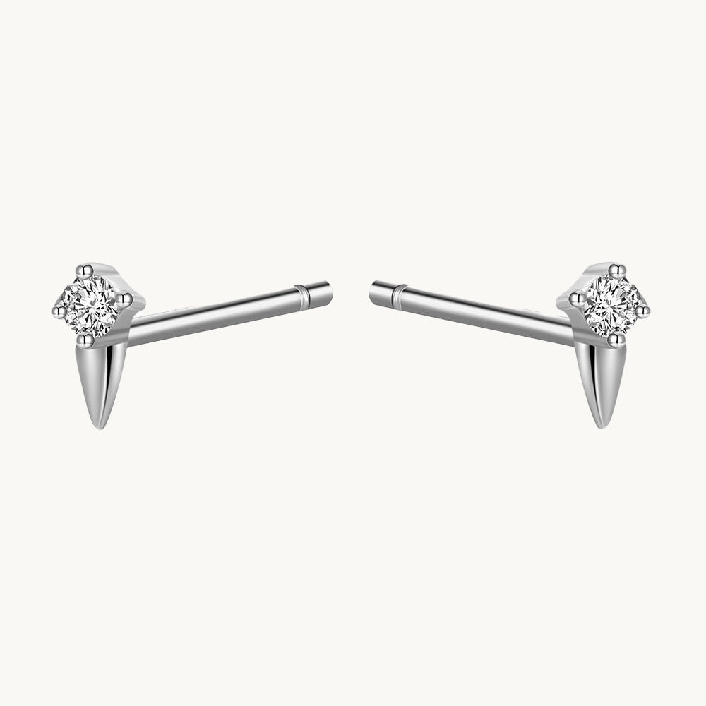 Mini Ohrstecker silber