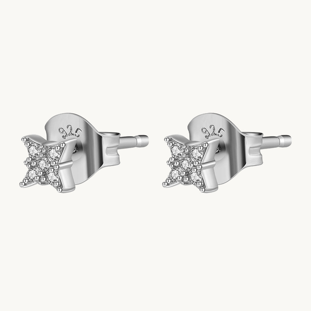 Stern Ohrstecker silber