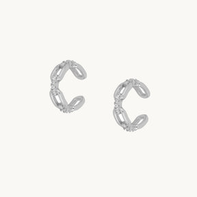 chain ear cuff silber