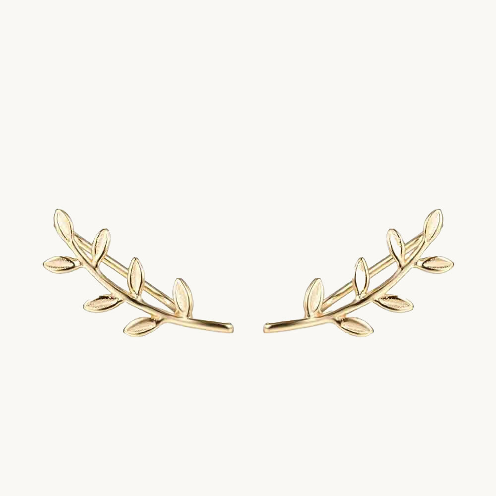 Golden Leaf Ear Climber