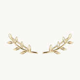 Golden Leaf Ear Climber