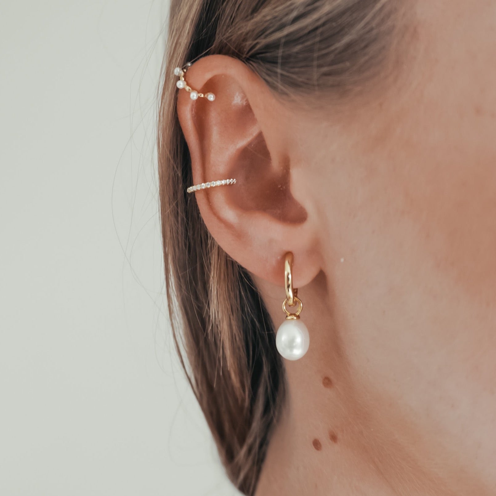 Small CZ Ear Cuff