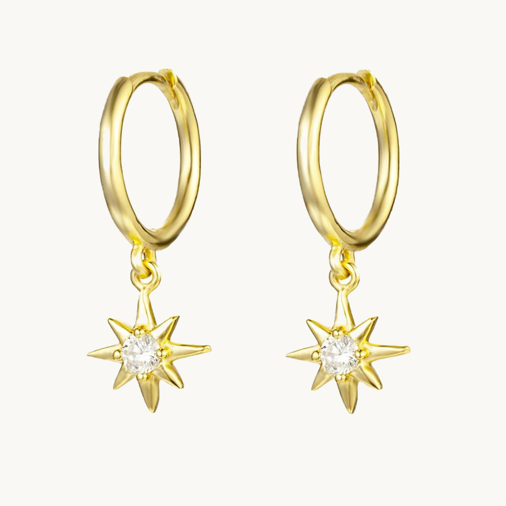 Star Charm Hoop