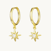Star Charm Hoop
